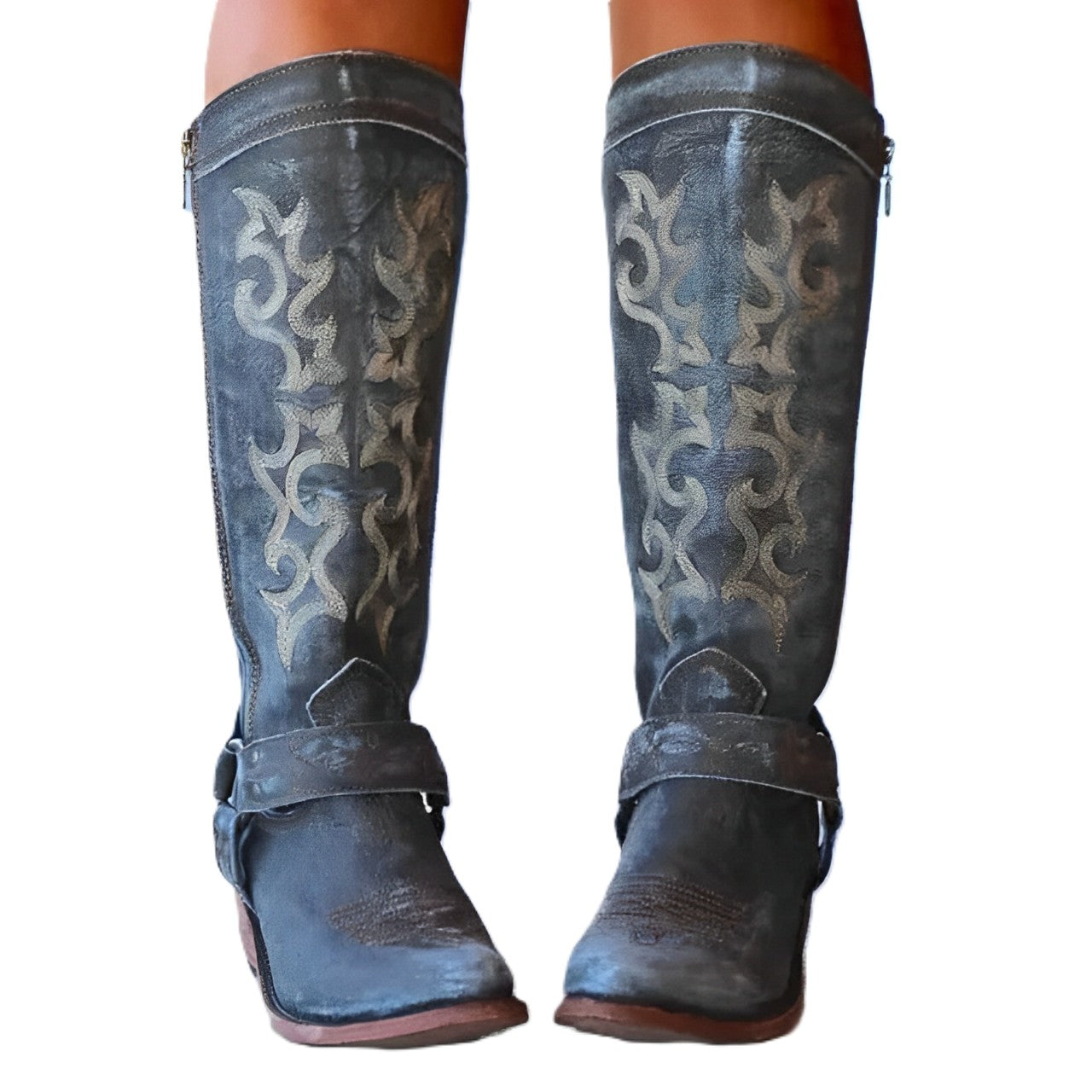 Vanessa® | Elegant leather boots with design