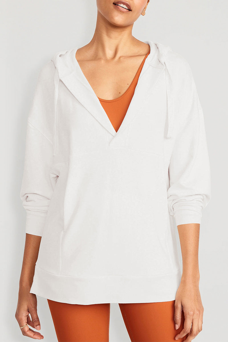 Yesenia® | Casual solid tops with pockets and V-neck