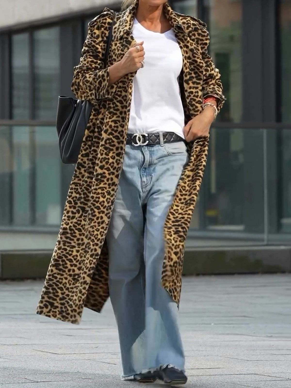 Zoe® | Leopard print coat