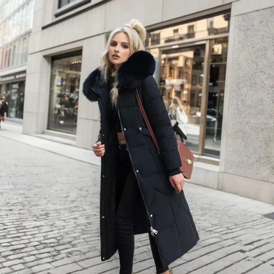 Yoselin® | Italian Stylish Coat With Faux Fur