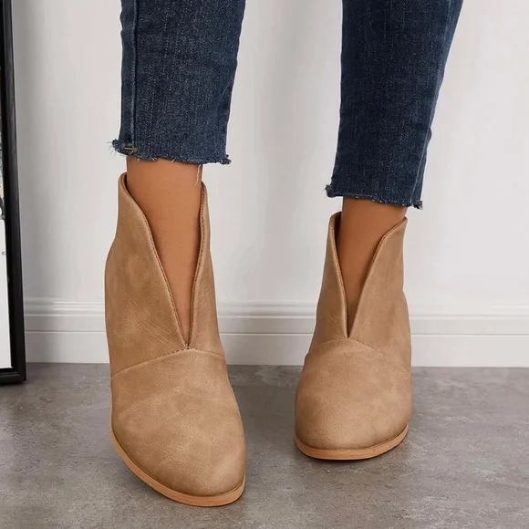 Zara® | Women's V-style ankle boots