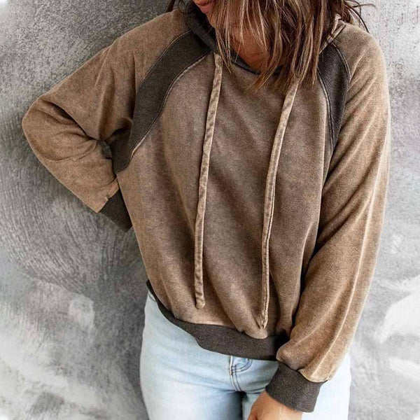 Amelia® | Casual sweatshirt with hood and long sleeves