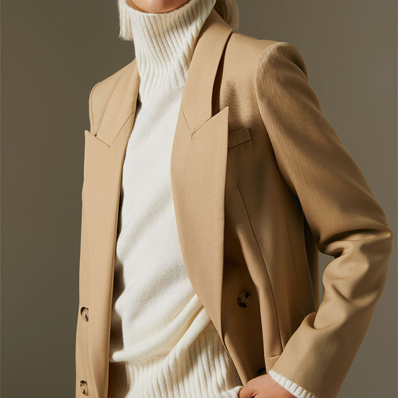 Veda® | Women's twill wool blazer jacket