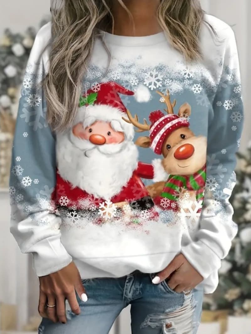 Aida® | Women's Christmas print sweater