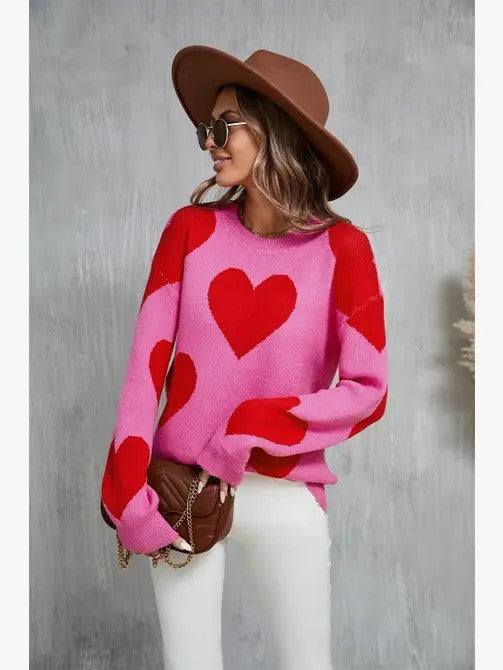 Adela® | Heart knit sweater