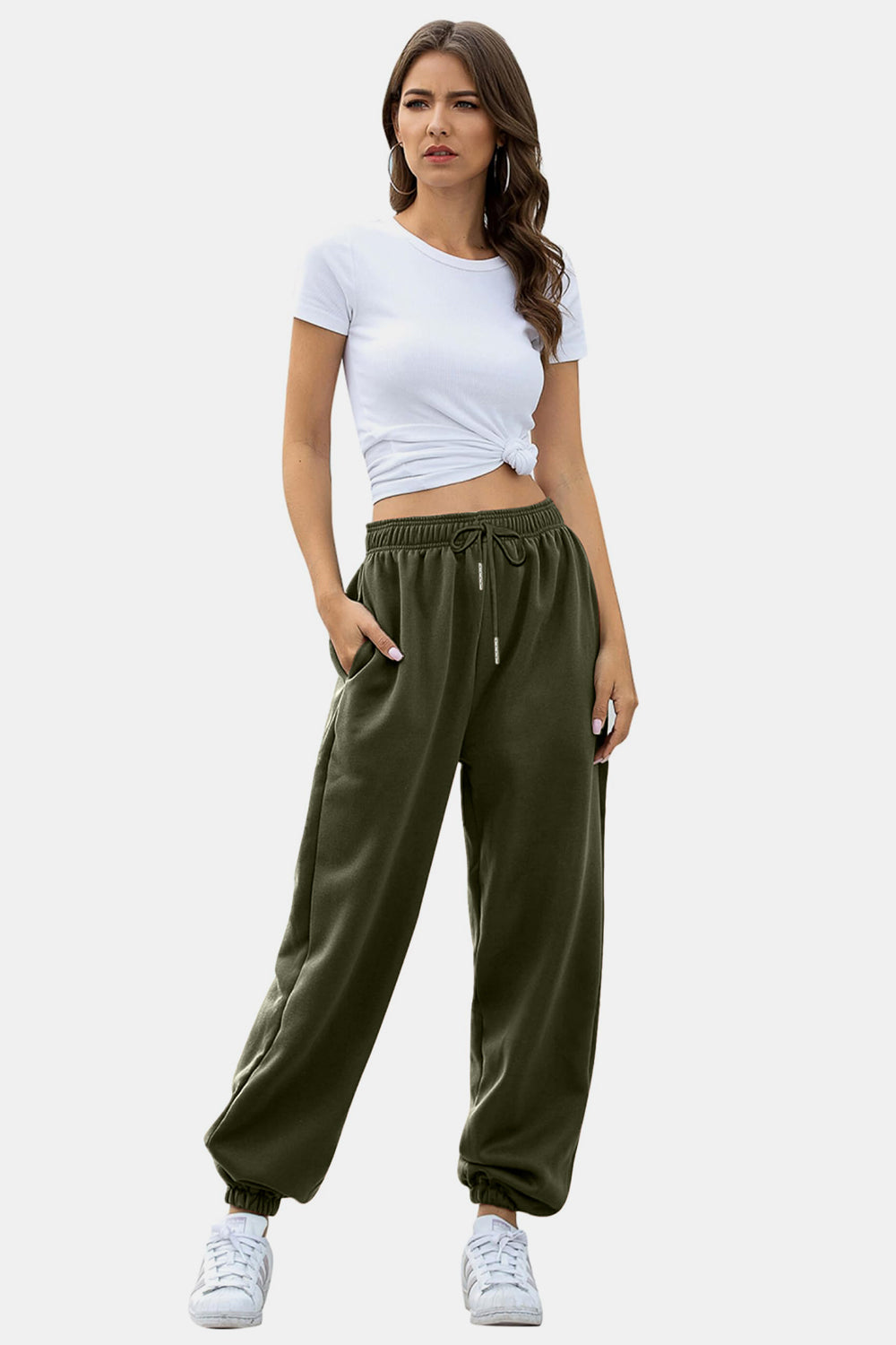 Angela® | Jogging pants with elastic waistband and pockets