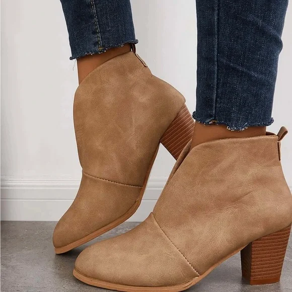 Zara® | Women's V-style ankle boots