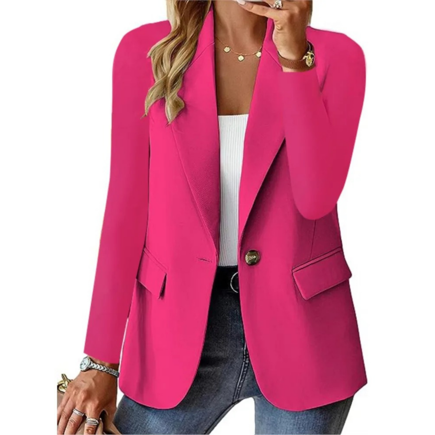 Zoé® | Casual women's blazer with long sleeves