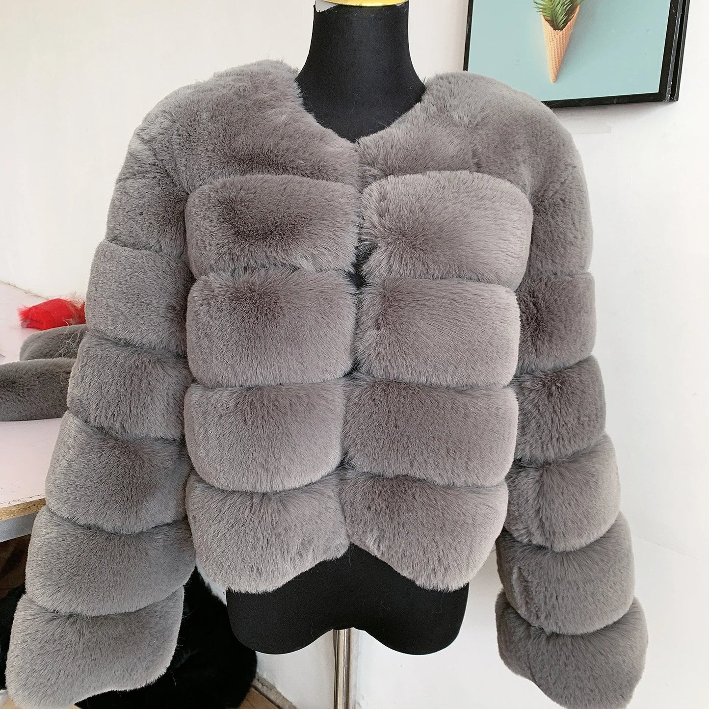 Alina® | Elegant fur winter jacket for women