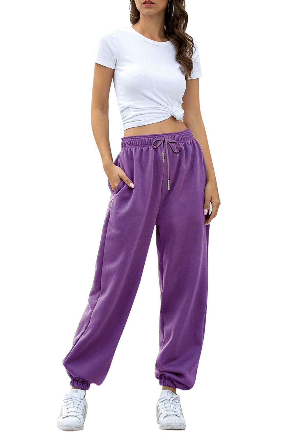 Angela® | Jogging pants with elastic waistband and pockets