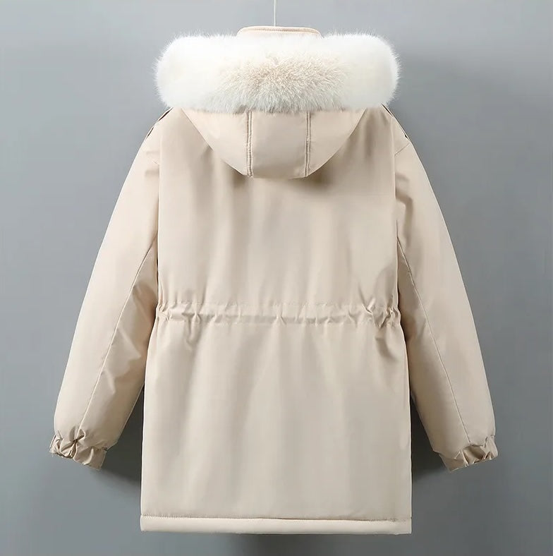 Adriana® | Warm winter jacket with faux fur