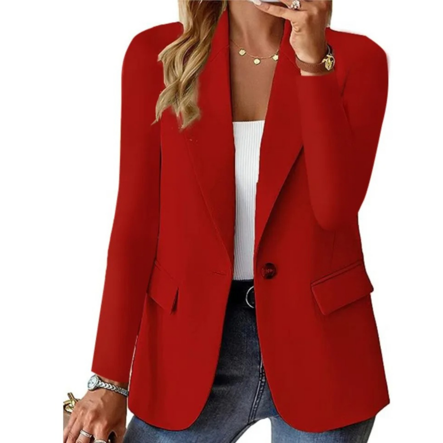 Zoé® | Casual women's blazer with long sleeves