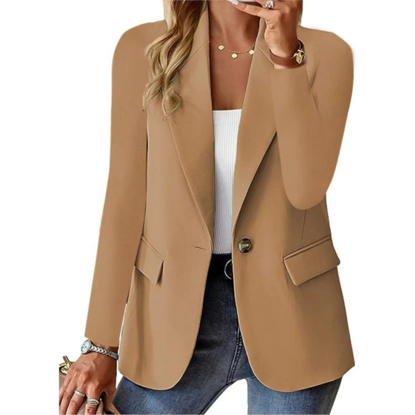 Zoé® | Casual women's blazer with long sleeves