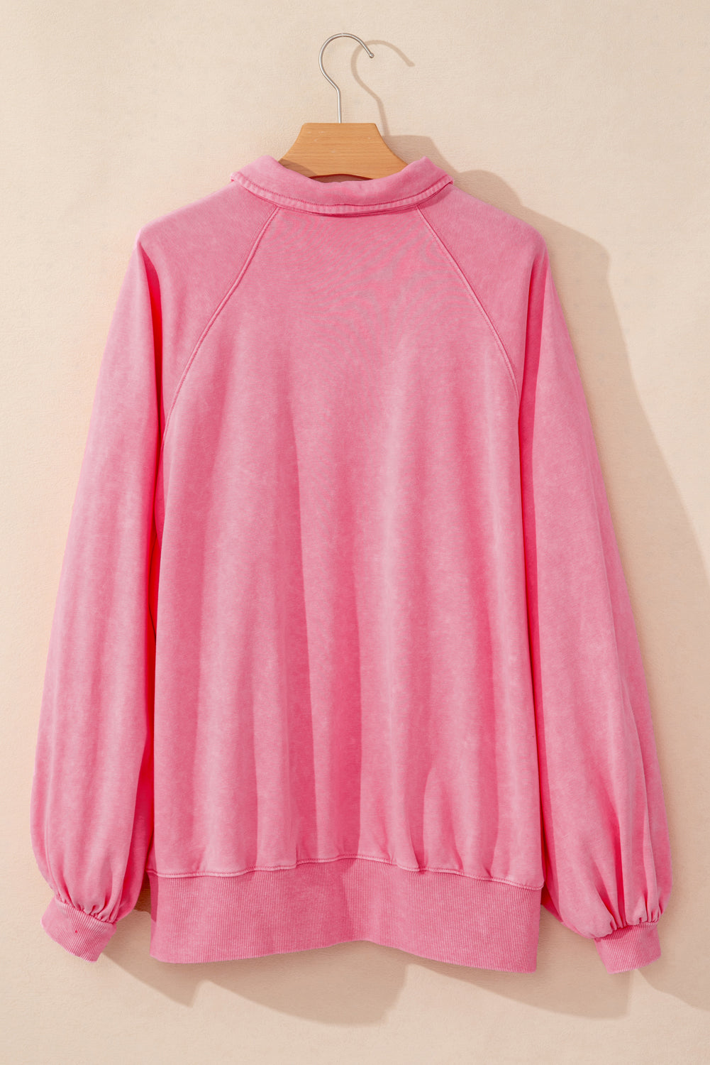 Valeria® | Oversized sweatshirt with buttons and balloon sleeves