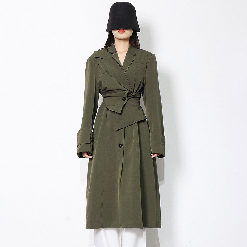 Zara® | Dark green long coat