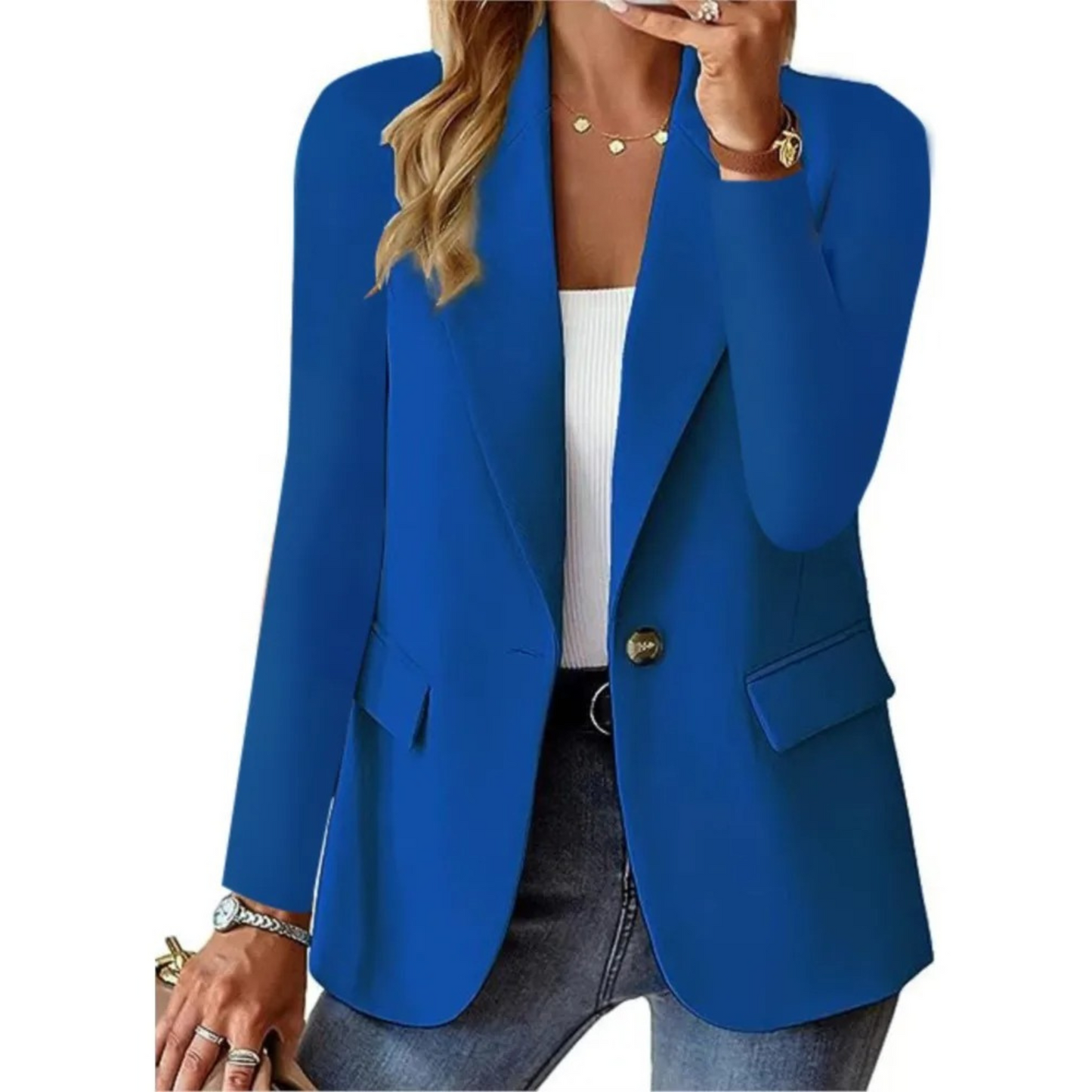 Zoé® | Casual women's blazer with long sleeves