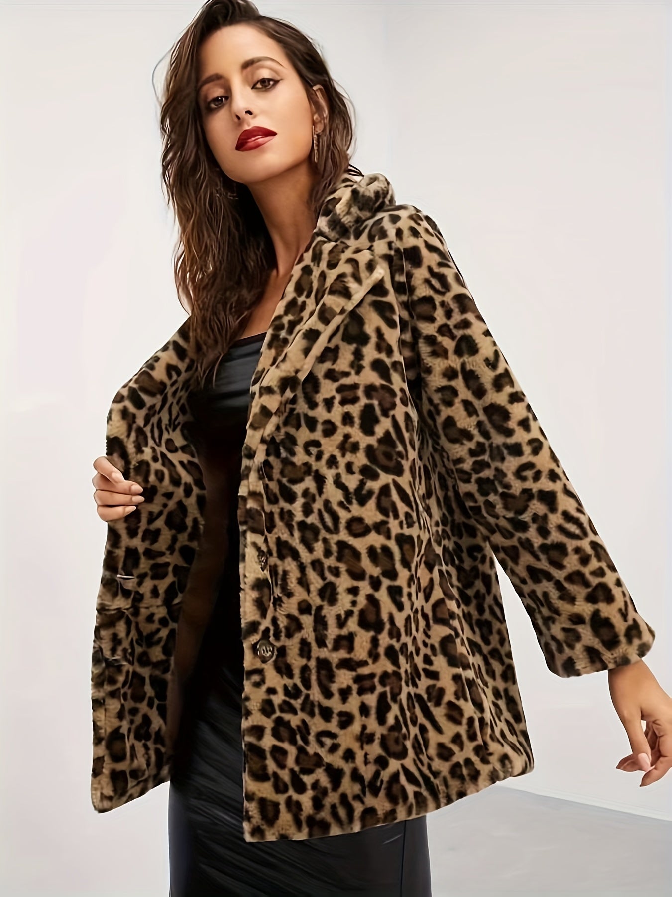 Zinnia® | Soft leopard print jacket