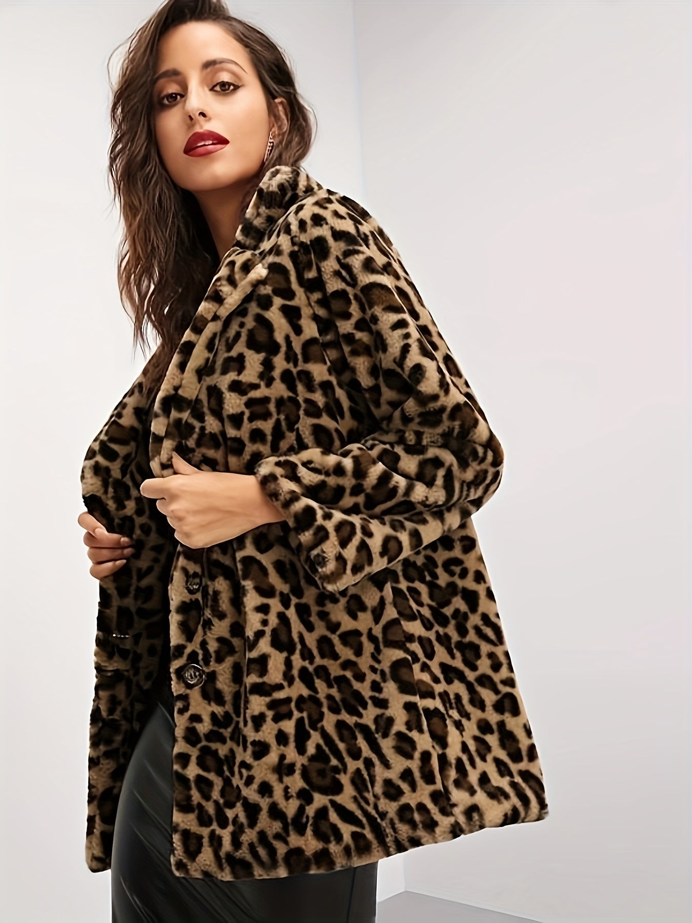 Zinnia® | Soft leopard print jacket