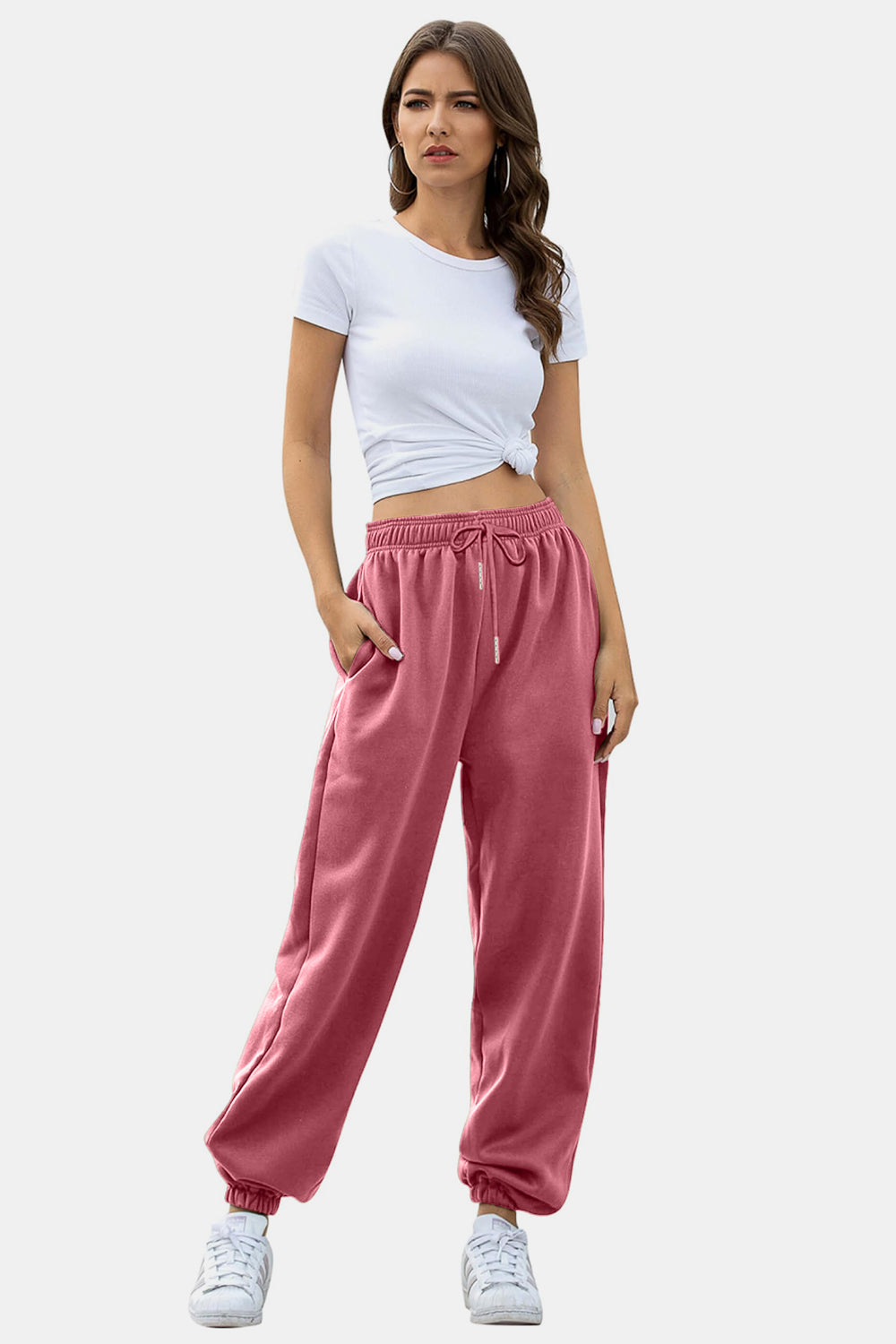 Angela® | Jogging pants with elastic waistband and pockets