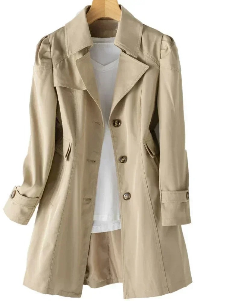 Yolanda® | Women's slim-fit short coat with one-button closure