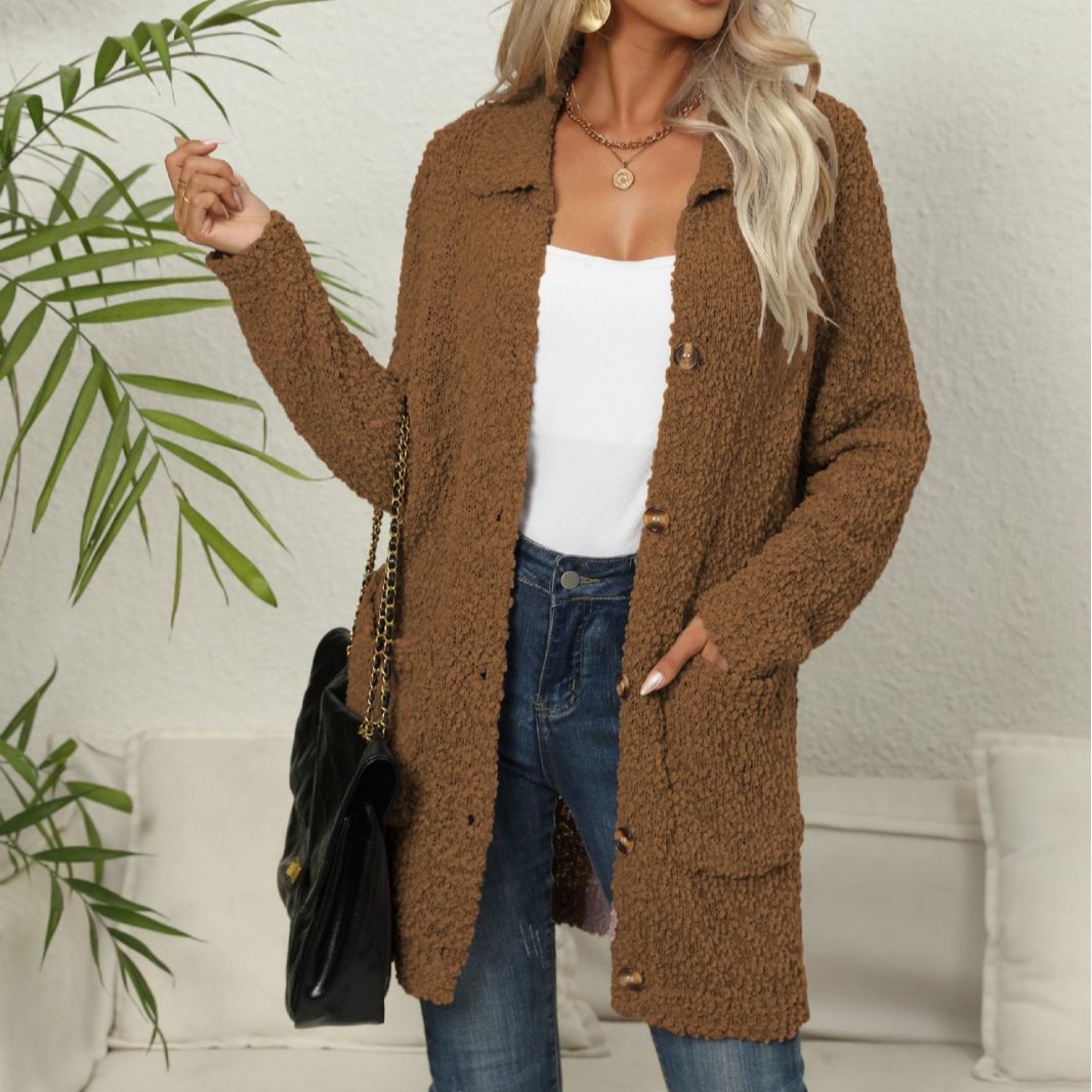 Angela® | Long cardigan with pockets