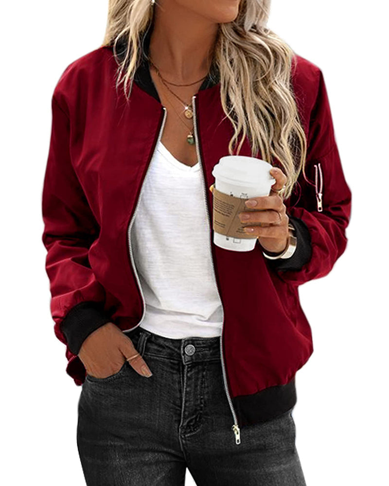 Adriana® | Classic bomber jacket for women