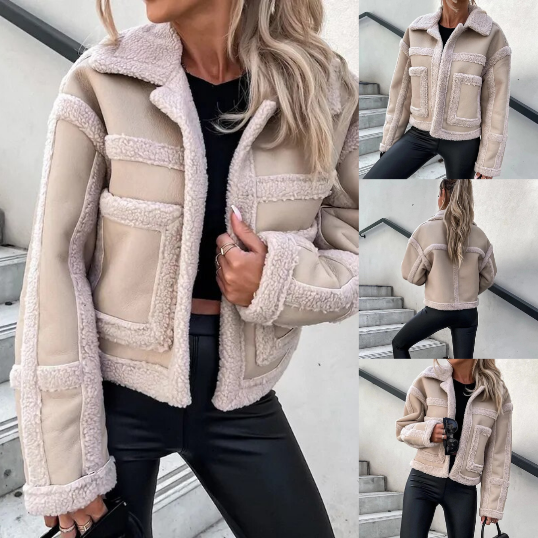 Aida® | Shearling biker jacket