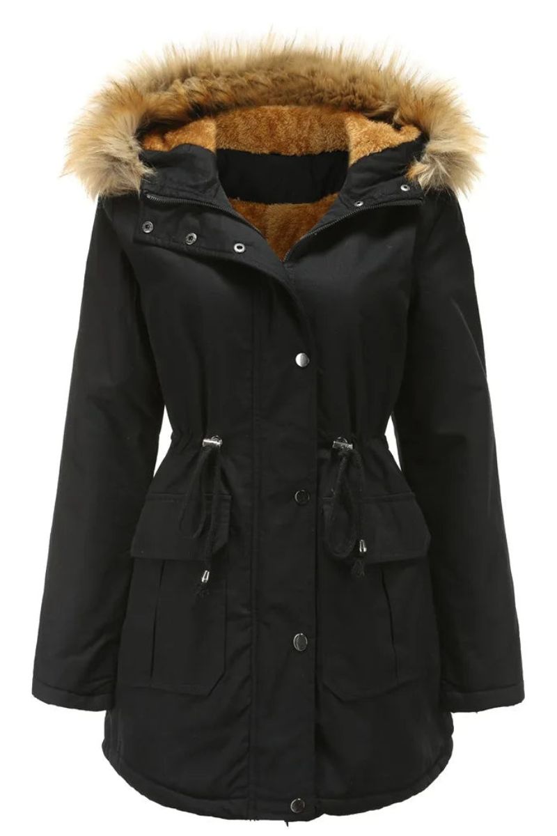 Anemone® | Women's winter parka with faux fur hood