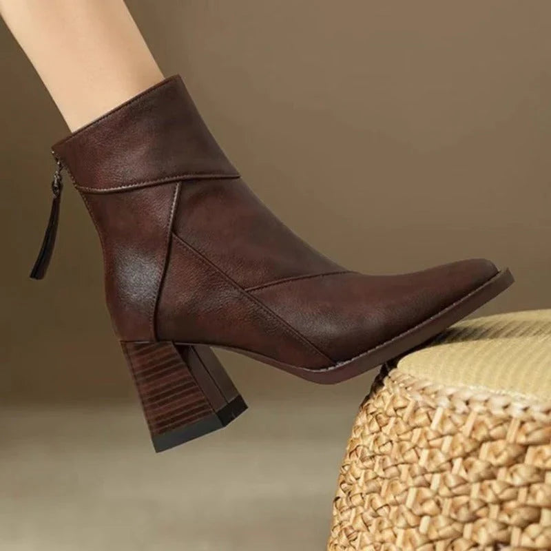 Angela® | Comfortable leather boots for women.