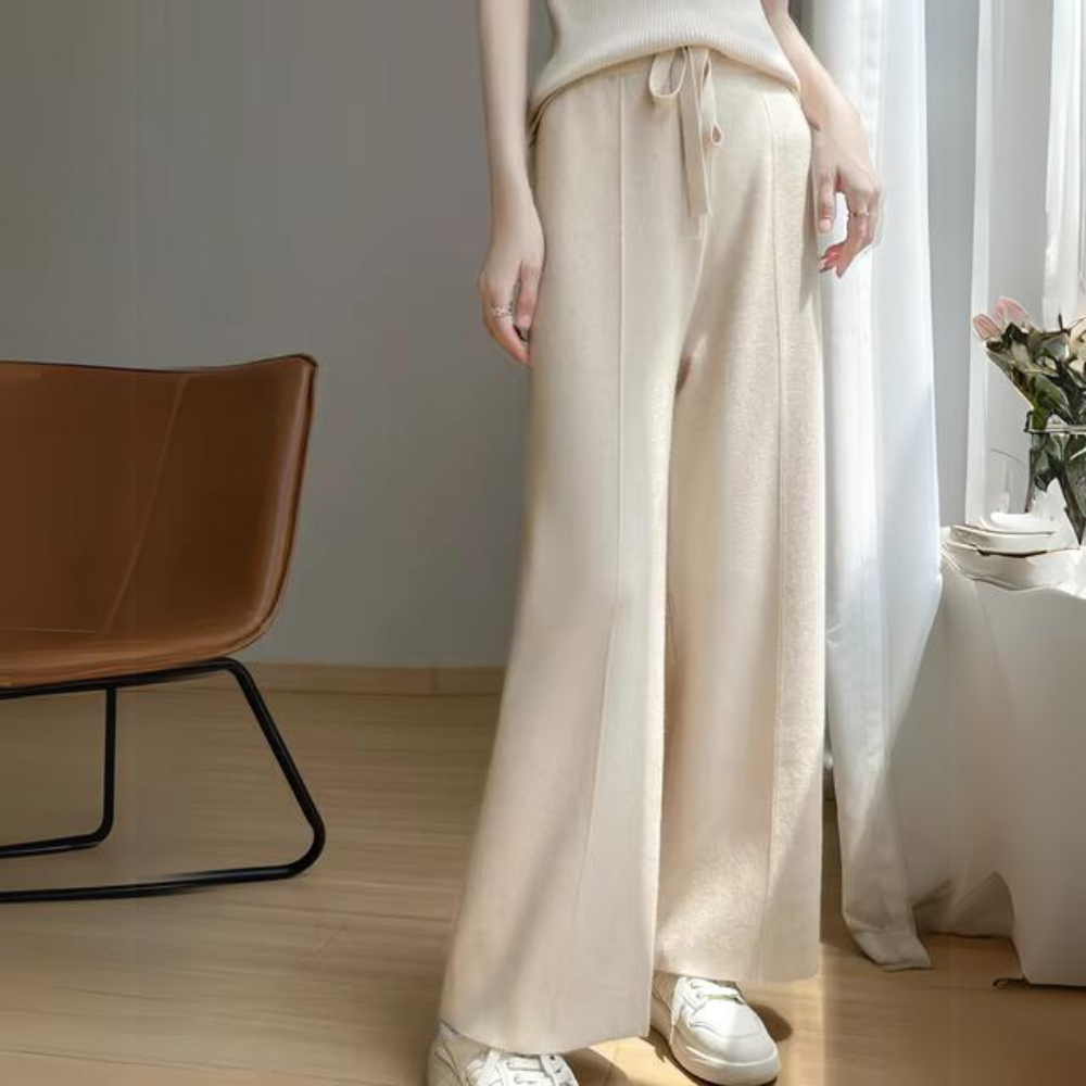 Vanessa® | Warm trousers with a high waist