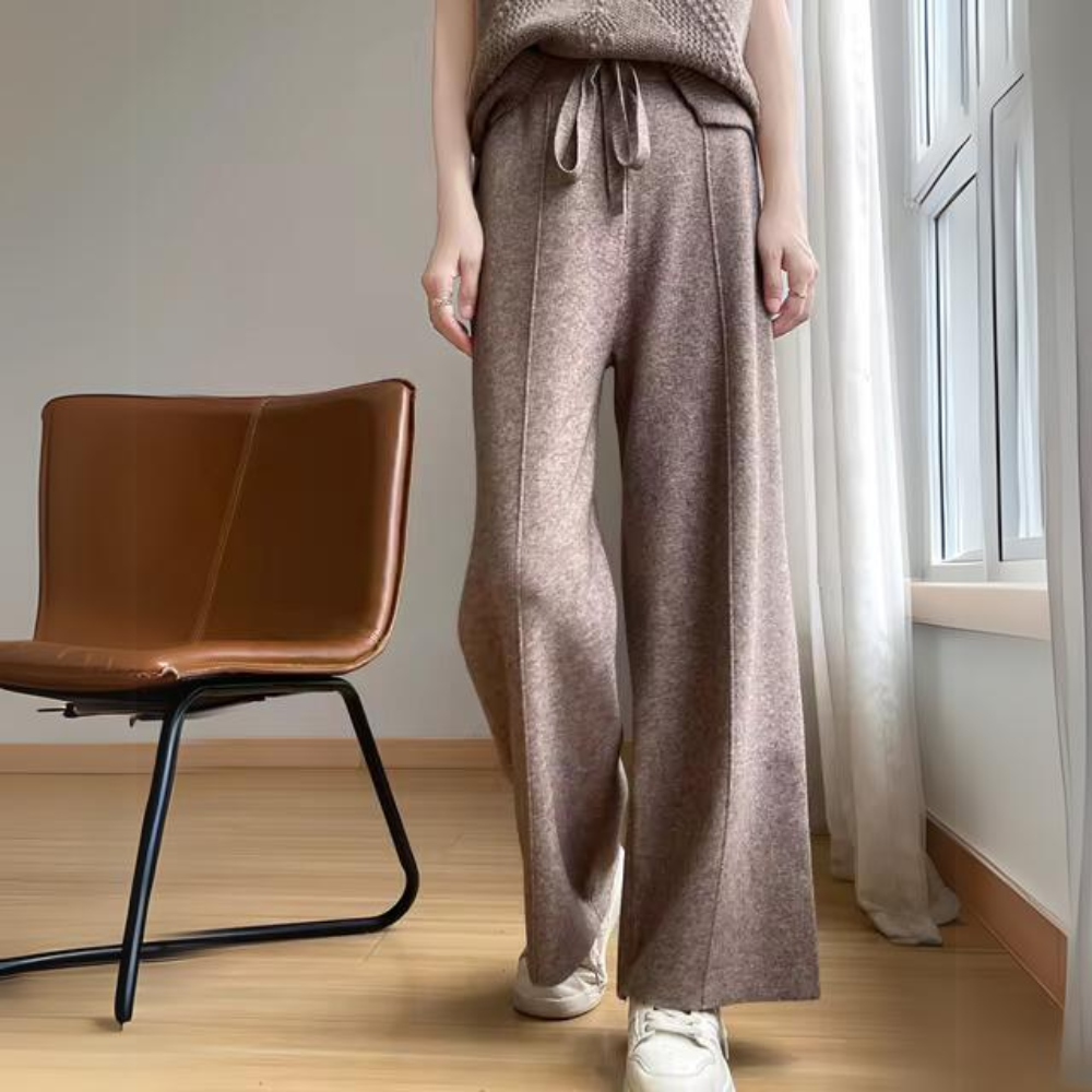 Vanessa® | Warm trousers with a high waist