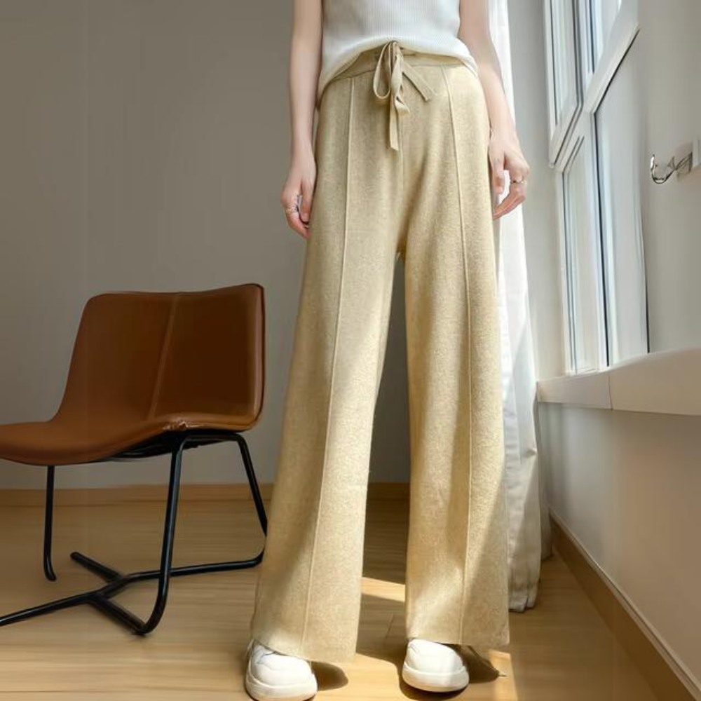 Vanessa® | Warm trousers with a high waist