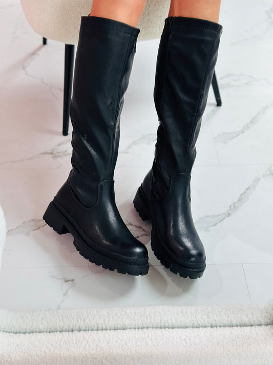 Ainsley® | Black high boots