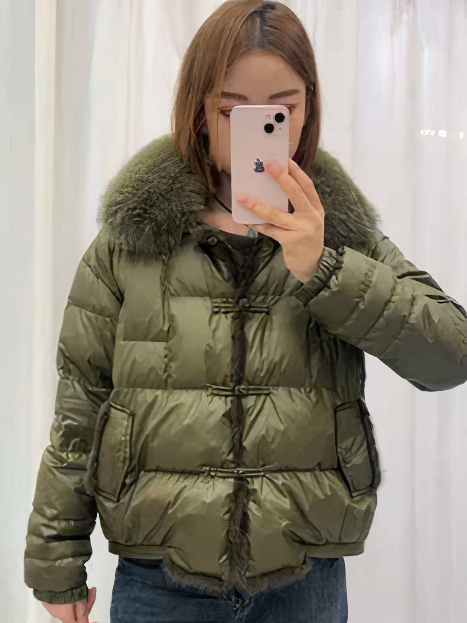 Amber® | Warm and vintage puffer coat for women