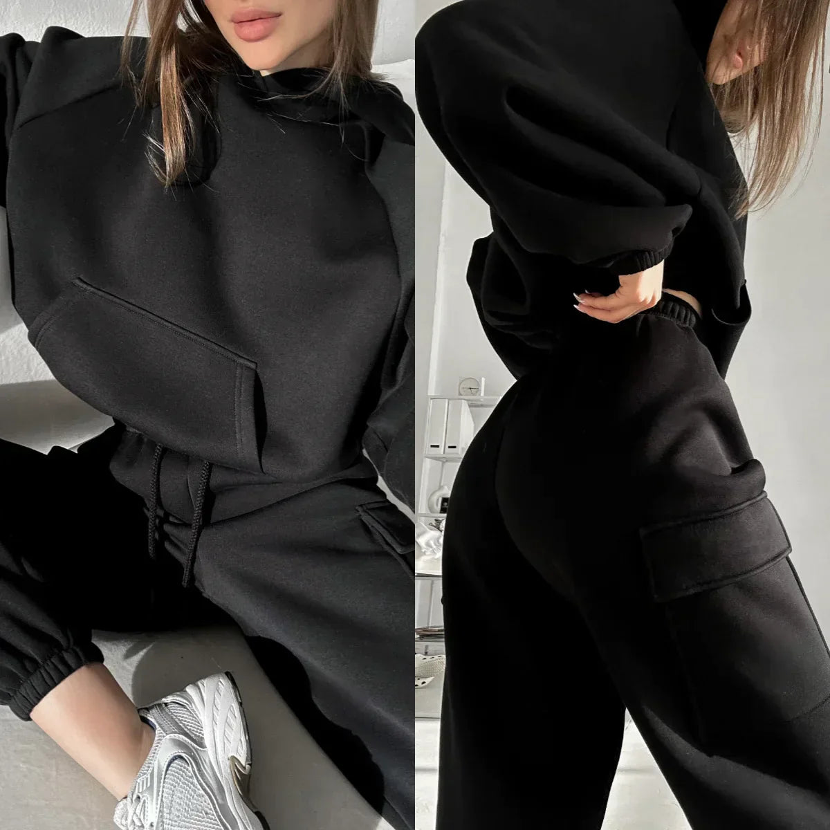 Vera® | Hooded tracksuit and trousers set