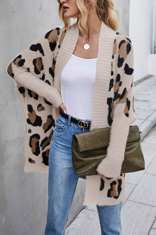 Ana® | Open front leopard print cardigan