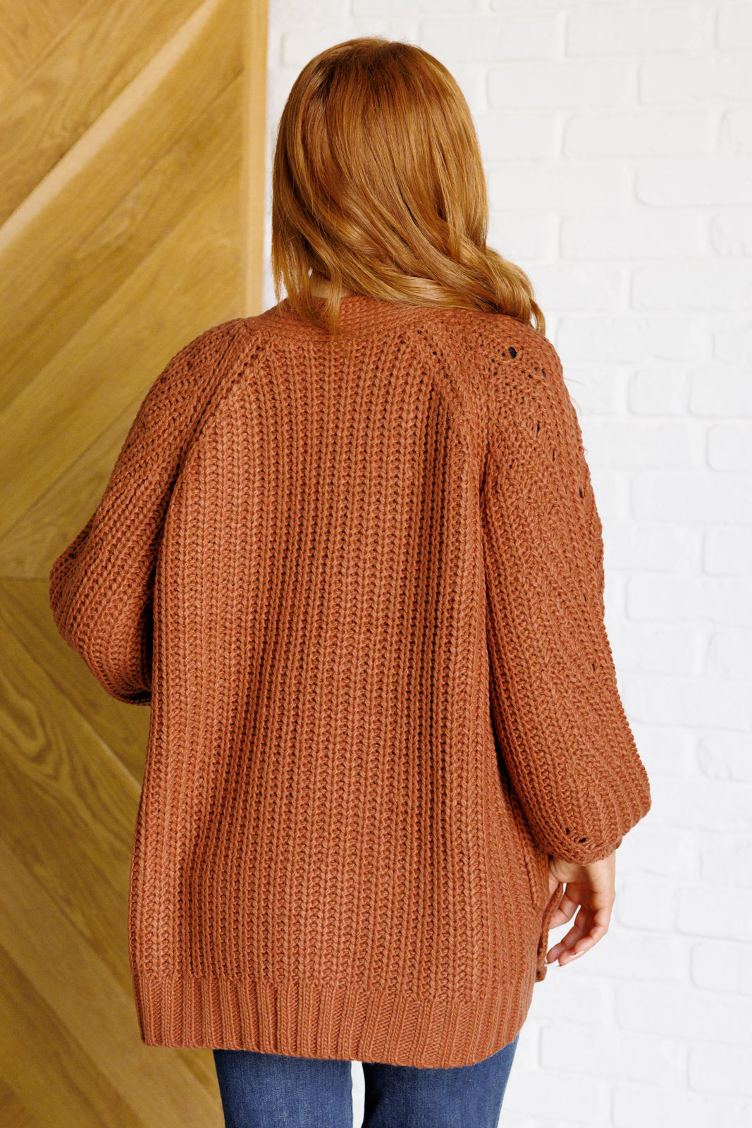 Vanja® | Maybe Monday Cardigan in chestnut