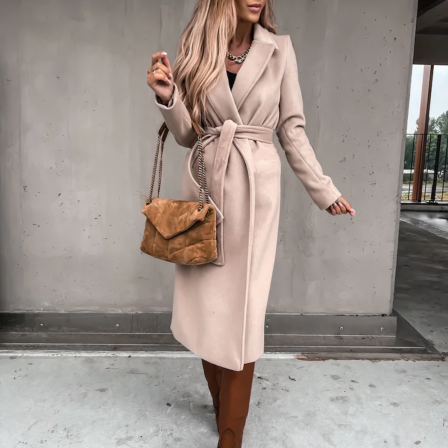 Vanessa® | Elegant trench coat made of wool blend