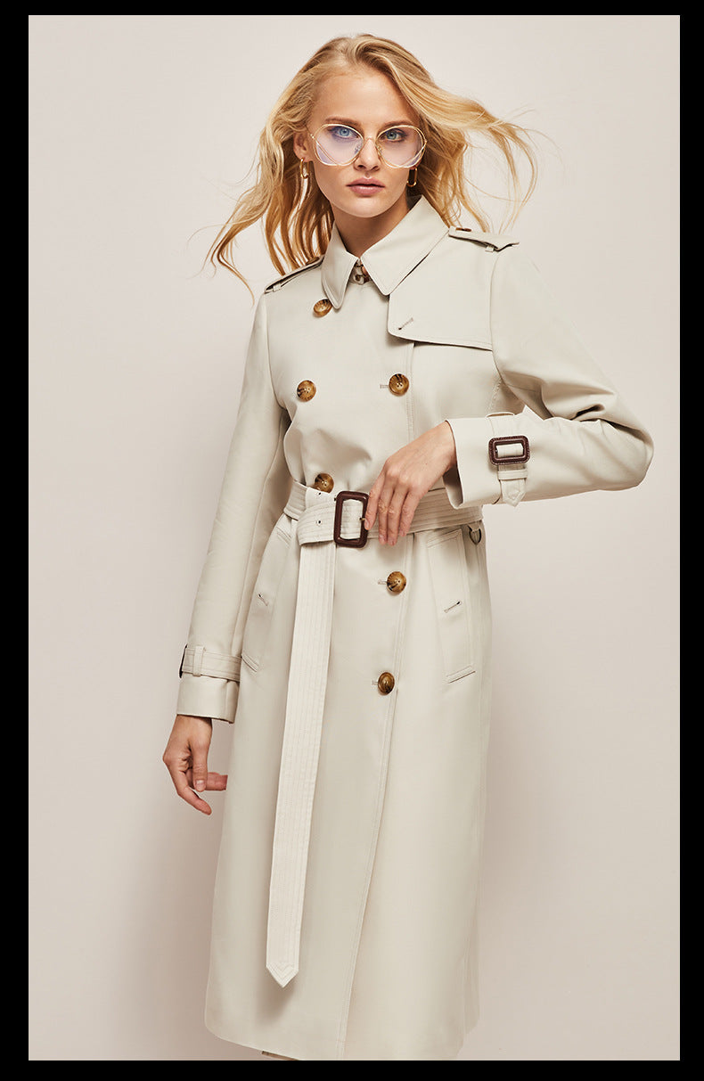 Adriana® | Women's windbreaker trench coat with a tailored fit