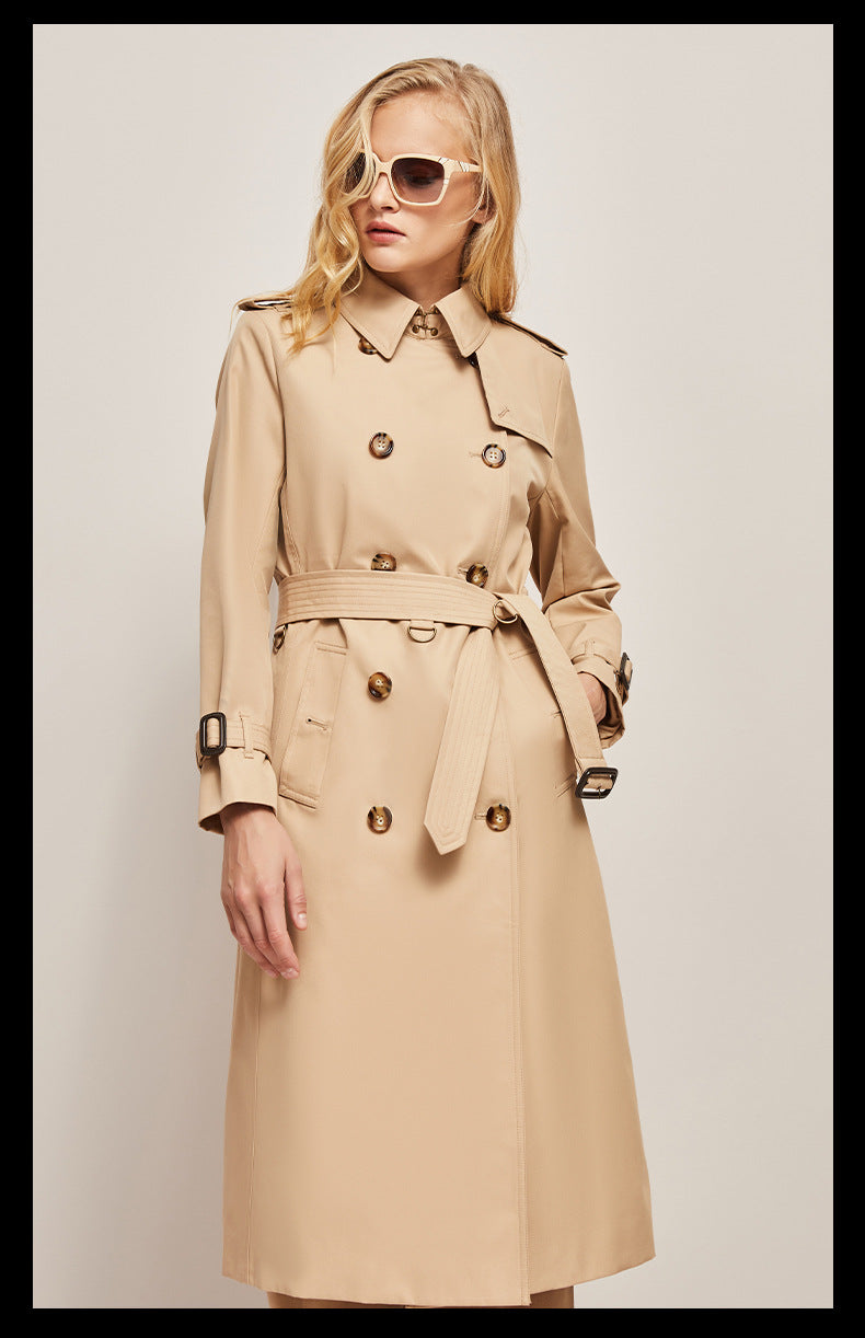 Adriana® | Women's windbreaker trench coat with a tailored fit