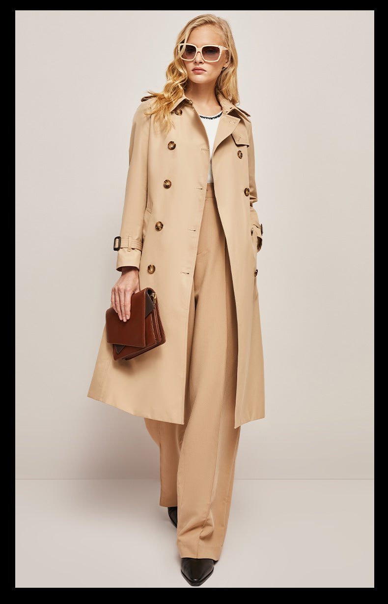 Adriana® | Women's windbreaker trench coat with a tailored fit