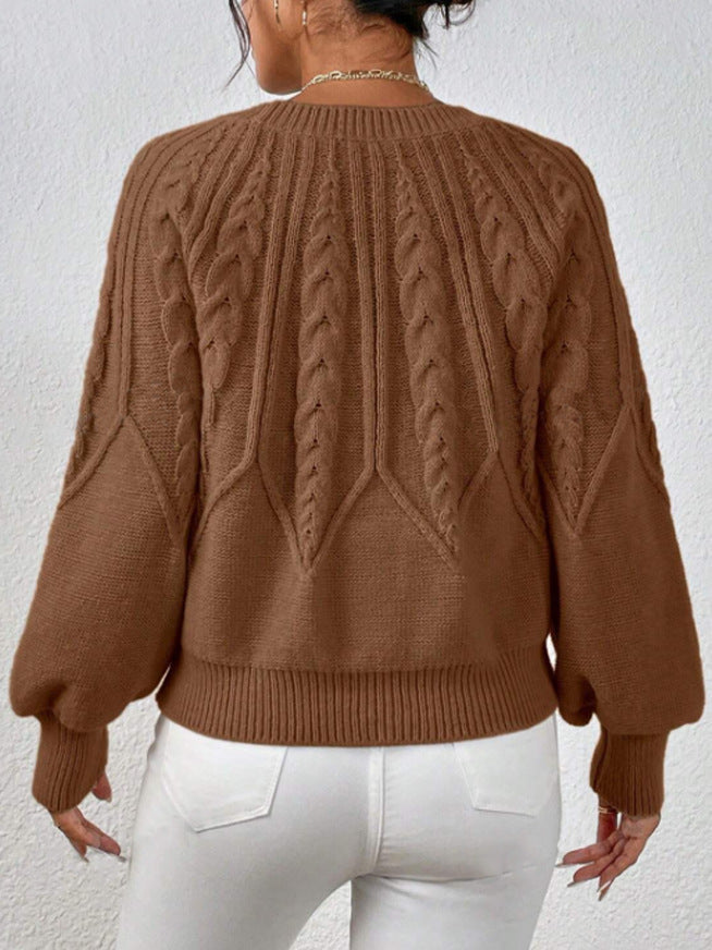 Allison® | Scandinavian twisted knit sweater