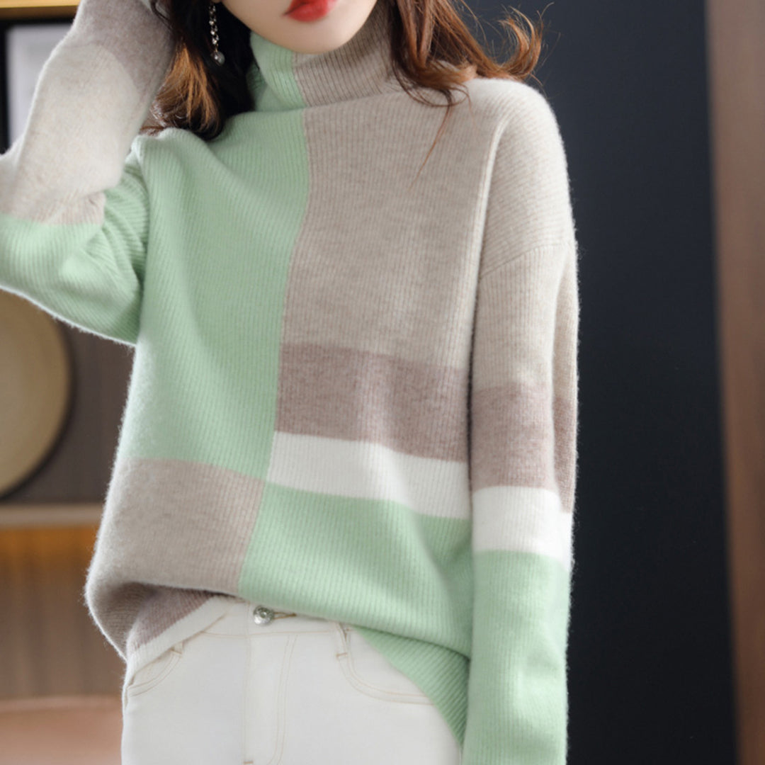 Alessia® | Casual turtleneck sweater for women