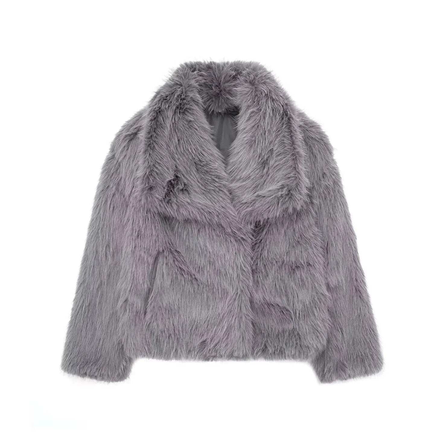 Addison® | Elegant faux fur jacket