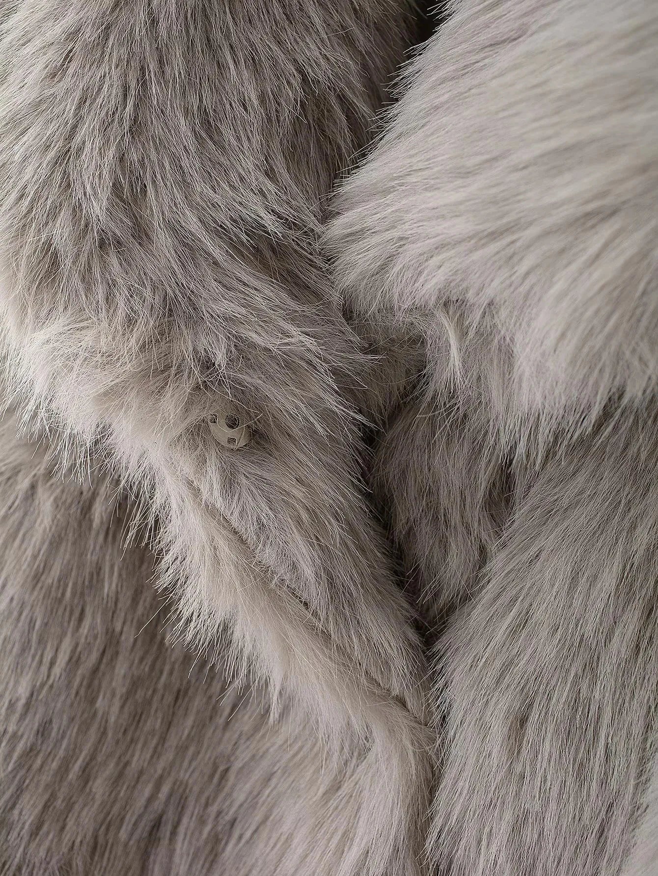 Addison® | Elegant faux fur jacket