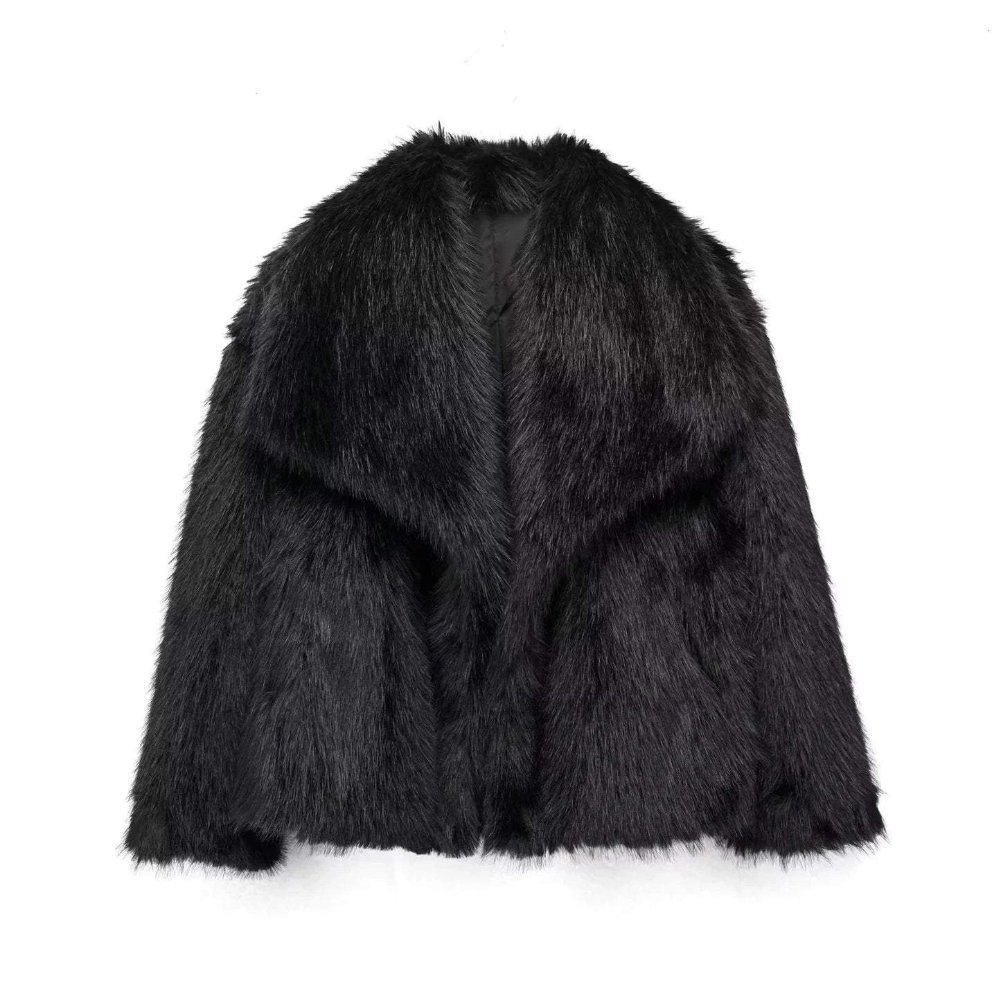 Addison® | Elegant faux fur jacket