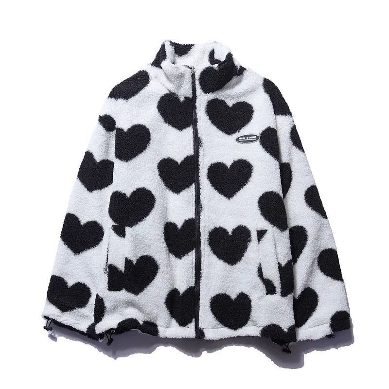 Zuleyka® | Double sided heart coat