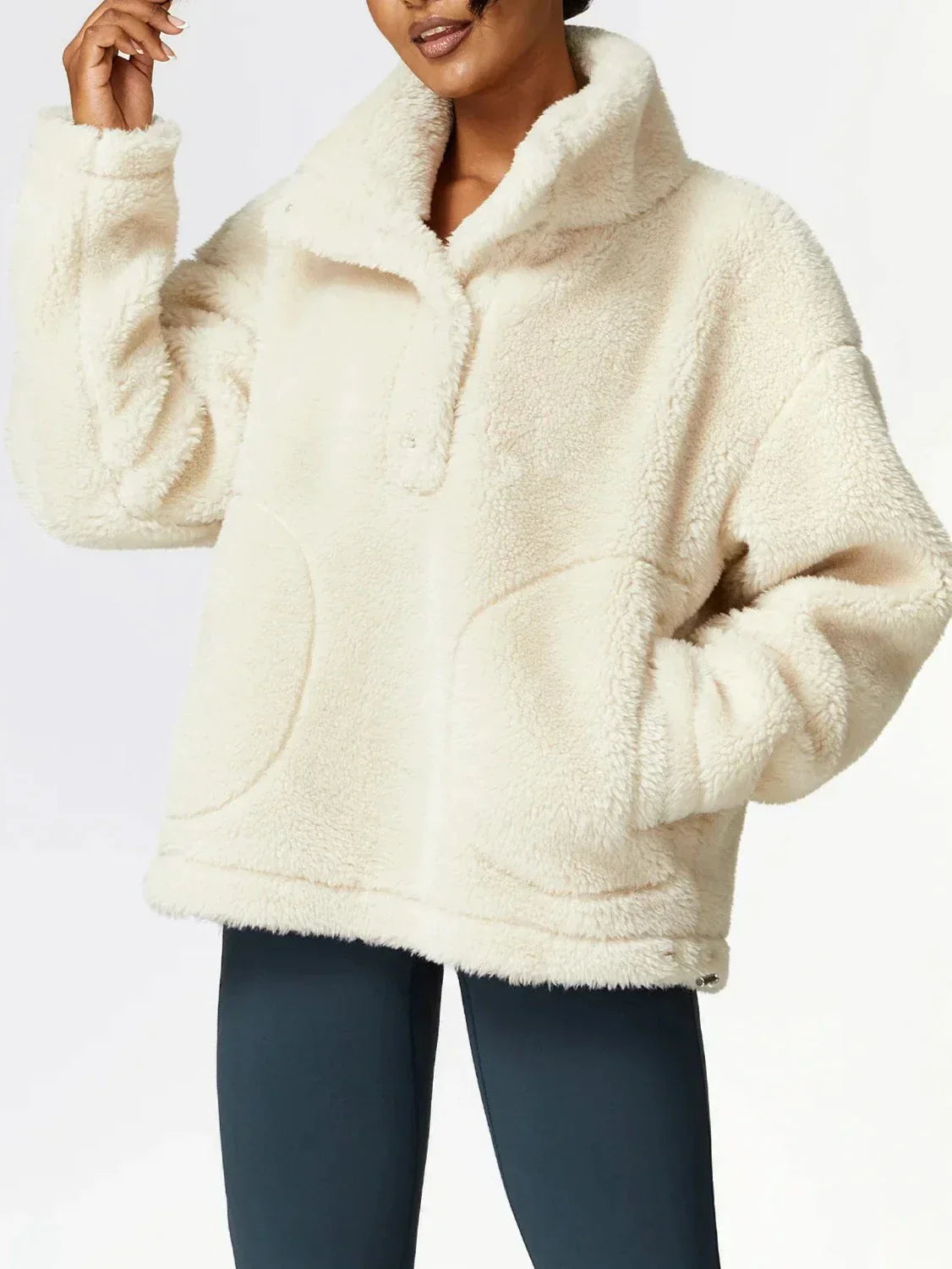 Allegra® | Soft fleece sweatshirt