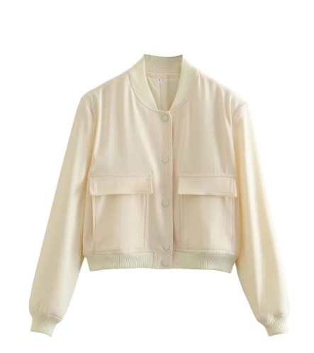 Andrea® | Short oversized bomber jacket for women