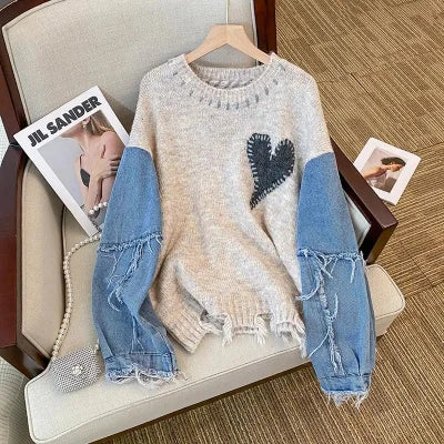 Vanessa® | Stylish heart sweater for women